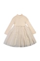 Kojenecké šaty s vlnou Donsje Lotus Dress mini béžová 4043900.74.92