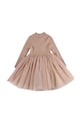 Detské vlnené šaty Donsje Lotus Dress pletenina oranžová 4043900.74.92