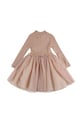 Dětské šaty s vlnou Donsje Lotus Dress 4043900.98.140 oranžová AW25