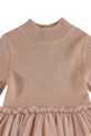 Dziewczynka Donsje sukienka dziecięca z wełną Lotus Dress 4043900.98.140 pomarańczowy