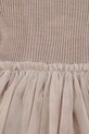 Donsje sukienka dziecięca z wełną Lotus Dress 4043900.98.140 beżowy
