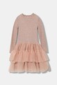 Jamiks gyerek ruha SOLKA hosszú rózsaszín SOLKA.Sukienka.JZI222.G