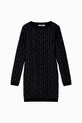 Patrizia Pepe sukienka dziecięca K210 długi granatowy 7A0603