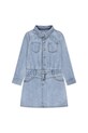 Šaty Levi's LS WESTERN DRESS bavlna modrá 4EN476