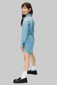 Calvin Klein Jeans sukienka jeansowa dziecięca IG0IG03011.9BYA niebieski