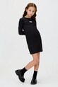 Дитяча сукня Calvin Klein Jeans довгий чорний IG0IG03042.9BYA