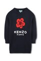 Kenzo Kids sukienka z domieszką wełny dziecięca długi granatowy K61356.86.108