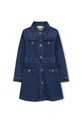 Detské bavlnené šaty Michael Kors R30480.126.150 modrá AW25