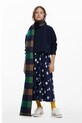 Desigual sukienka i sweter dziecięcy midi granatowy 25WGVK03
