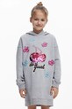 Детское платье Desigual длинный серый 25WGVK14