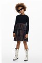 Desigual rochie fete mini negru 25WGVK20