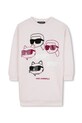 Karl Lagerfeld sukienka dziecięca z elastanem różowy Z30616.156.162