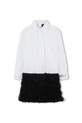 Karl Lagerfeld sukienka dziecięca Z30617.156.162 biały AW25