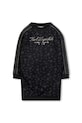 Dievčenské šaty Karl Lagerfeld Z30619.102.108 čierna AW25