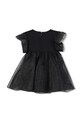 Παιδικό φόρεμα Karl Lagerfeld Z30652.81.74 μαύρο AW25