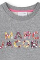 Παιδικό βαμβακερό φόρεμα Marc Jacobs γκρί W60607.156