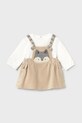 Платье для младенцев Mayoral Newborn mini бежевый 2802.2G.Newborn.9BYA