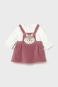 Obleka za dojenčka Mayoral Newborn Mini roza 2802.2G.Newborn.9BYA