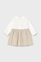 Φόρεμα μωρού Mayoral Newborn 2804.2B.Newborn.9BYA μπεζ AW25