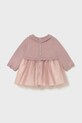 Mayoral Newborn rochie bebe 2815.2J.Newborn.9BYA roz AW25