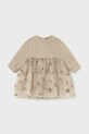 Платье для младенцев Mayoral Newborn длинный бежевый 2824.2N.Newborn.9BYA