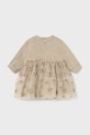 Haljina za bebe Mayoral Newborn 2824.2N.Newborn.9BYA bež AW25