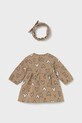 Платье для младенцев Mayoral Newborn 2825.2P.Newborn.9BYA коричневый AW25