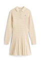 Tommy Hilfiger sukienka bawełniana dziecięca KG0KG08789.9BYA beżowy AW25