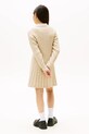 Tommy Hilfiger sukienka bawełniana dziecięca KG0KG08789.9BYA beżowy