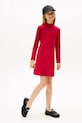 Dievčenské šaty Tommy Hilfiger pletenina ružová KG0KG08790.104.122.9BYA