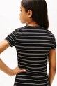 Dječja haljina s pamukom Tommy Hilfiger crna KG0KG08792.104.122.9BYA