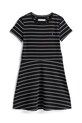 Dječja haljina s pamukom Tommy Hilfiger KG0KG08792.128.176.9BYA crna AW25