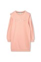 Detské bavlnené šaty BOSS J52409.114.150 oranžová AW25