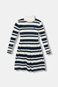 Guess sukienka dziecięca wzorzyste granatowy J5BK17.Z0820.9BYA