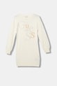 Guess sukienka dziecięca z elastanem beżowy J5BK20.Z2NQ2.9BYA