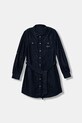 Guess sukienka jeansowa dziecięca bawełna granatowy J5BK22.D4EU0.9BYA