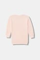 Guess sukienka bawełniana dziecięca K5BK10.KAD74.9BYA różowy AW25