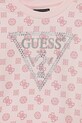 BIMBA Guess vestito di cotone bambina K5BK18.KAD74.9BYA rosa