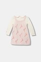 Haljina za bebe s dodatkom vune Guess S5BG11.J1300.9BYA bež AW25
