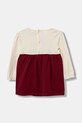 Detské bavlnené šaty Guess S5BG12.KA6W4.9BYA burgundské AW25