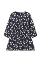 Liewood sukienka bawełniana dziecięca Sadia Printed Dress LW20216.9BYA granatowy AW25