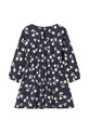 Dziewczynka Liewood sukienka bawełniana dziecięca Sadia Printed Dress LW20216.9BYA granatowy