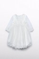 Φόρεμα μωρού Abel&Lula 5503.8.Baby.9BYA λευκό AW25