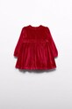 Бебешка рокля от кадифе Abel&Lula 5508.10.Baby.9BYA червен AW25