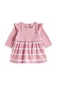 Tommy Hilfiger sukienka z bawełną niemowlęca wzorzyste różowy KN0KN02066.9BYA