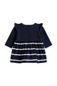 Tommy Hilfiger sukienka z bawełną niemowlęca KN0KN02066.9BYA granatowy AW25