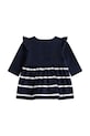 Haljina za bebe s pamukom Tommy Hilfiger KN0KN02066.9BYA mornarsko plava AW25