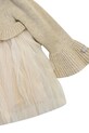 Donsje sukienka niemowlęca z dodatkiem wełny Paulien Dress 4103200.74.92 beżowy