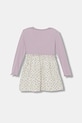 Otroška obleka United Colors of Benetton 434ZGV02I.P.seasonal vijolična AW25