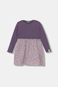Παιδικό φόρεμα United Colors of Benetton μακρύ μωβ 434ZGV02I.P.seasonal